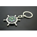Customized Rudder Shaped Compass, Keychain Tool
